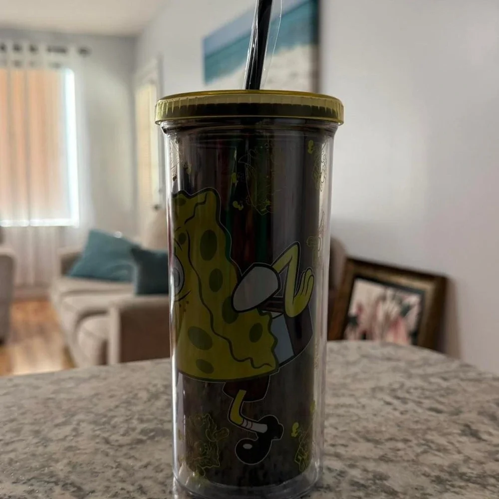 SpongeBob tumblers with straw -‎ New